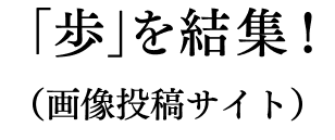 「歩」を結集！(画像投稿サイト)